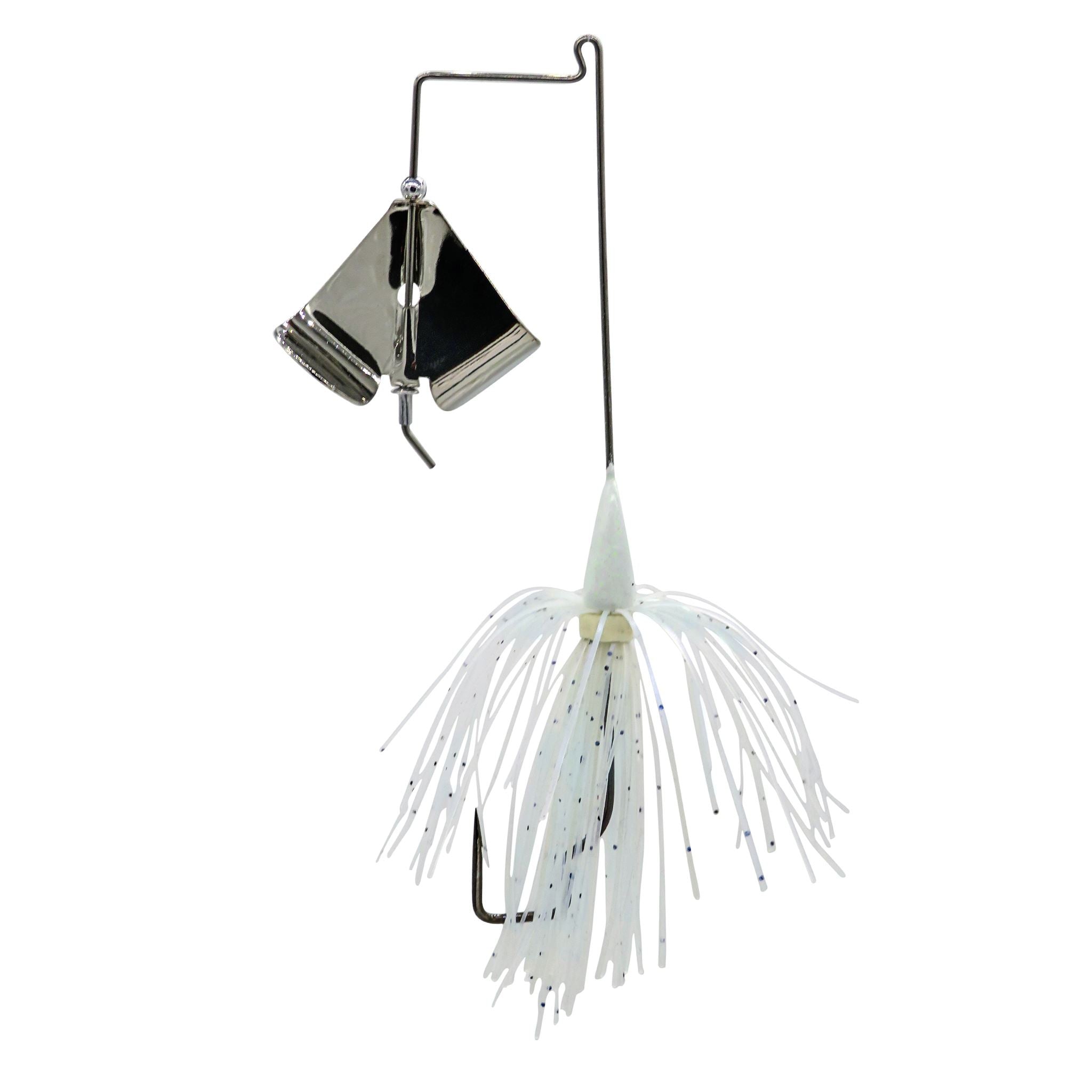 Trapper Tournament-Series "BuzzTrap" by Rock-N-Reel Related Trapper Tackle LLC White / Nickel Blade 3/8oz 