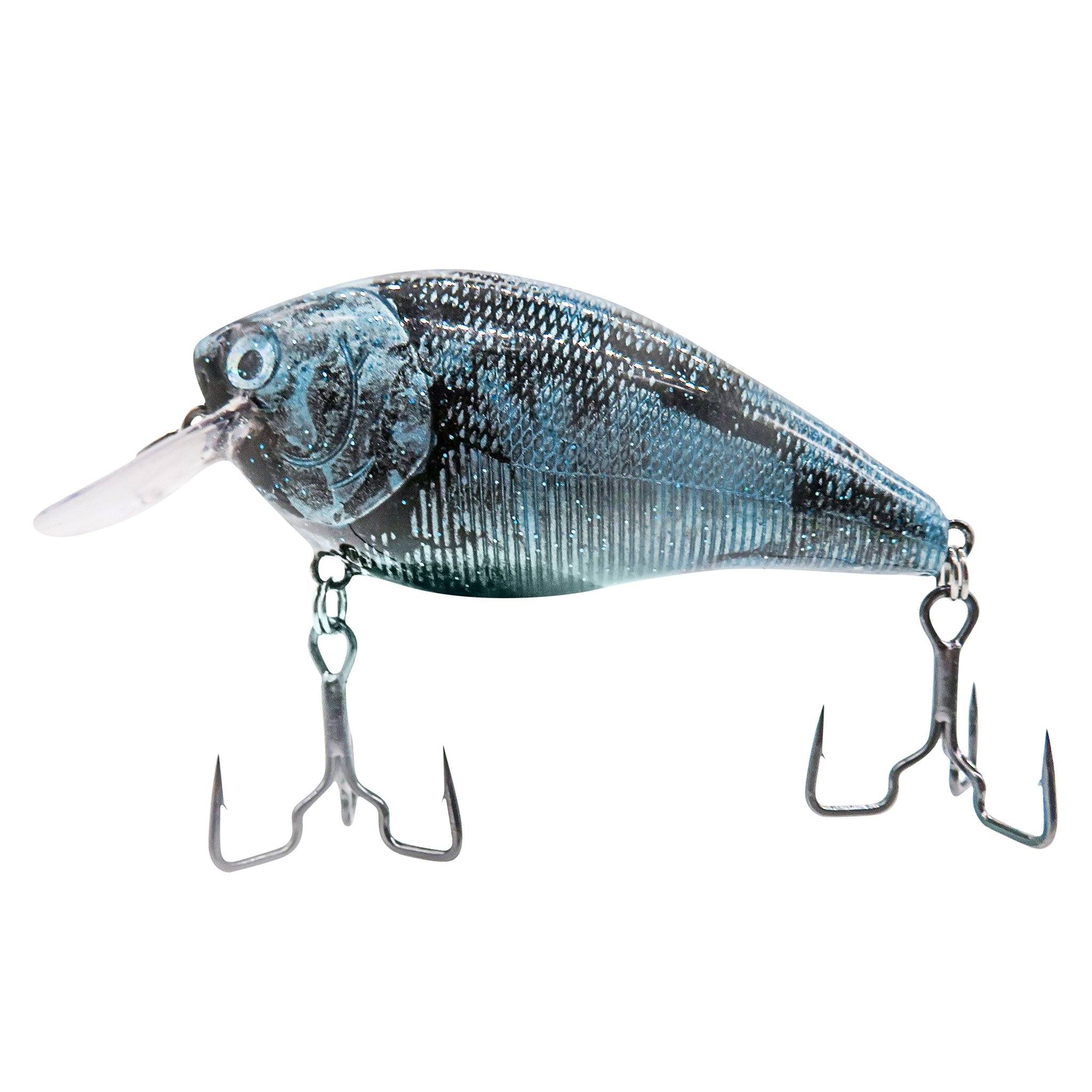 MarTease Custom Square Bill Crankbait Hard Baits Trapper Tackle LLC Blue and Black 